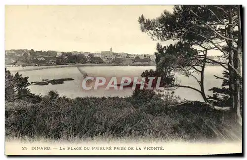 Ansichtskarte AK Dinard La Plage Du Prieure Prise De La Vicomte