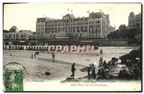 Cartes postales Dinard Hotel royal et grand casino