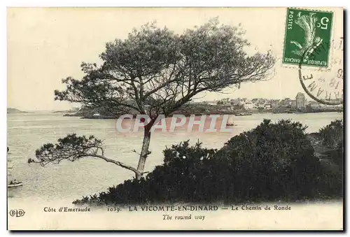 Cartes postales La Vicomte en Dinard Le chemin de ronde