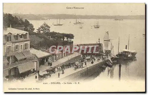 Cartes postales Dinard La Cale Bateaux