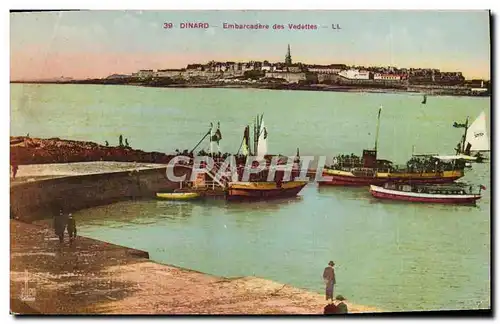 Cartes postales Dinard Embarcadere des Vedettes Bateaux