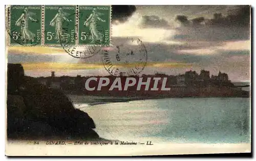 Cartes postales Dinard Effet de contrejour a la Malouine