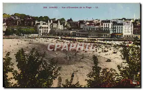 Cartes postales Dinard Vue d Ensemble de la Plage