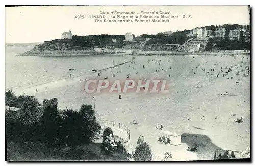 Ansichtskarte AK Dinard La Plage et la Pointe du Moulinet