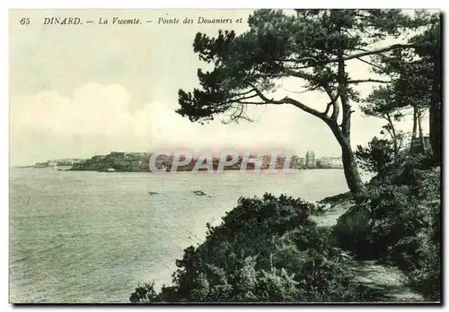 Cartes postales Dinard La Vicomte Pointe des Douaniers et St Servan