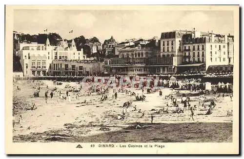 Cartes postales Dinard Les Casinos et la Plage