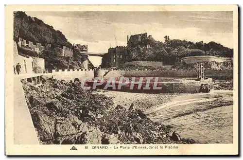 Cartes postales Dinard La Porte d Emeraude et la Piscine