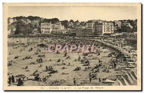 Cartes postales Dinard La Plage de l Ecluse