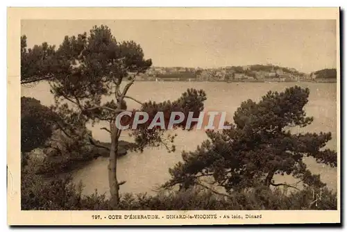 Cartes postales Cote D Emeraude Dinard la Vicomte Au loin Dinard