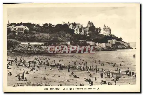 Ansichtskarte AK Dinard La Plage a l heure du bain