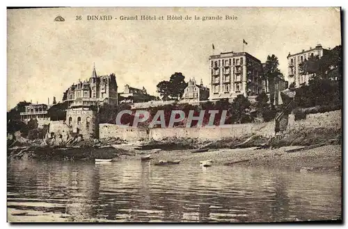 Cartes postales Dinard Grand Hotel et Hotel de la grande Baie