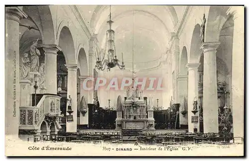 Cartes postales Dinard Interieur de l Eglise