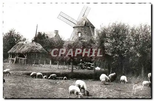 Moderne Karte Le Mont Dol Le Moulin du Tertre Moutons