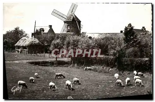 Moderne Karte Le Mont Dol Le Moulin du Tertre Moutons