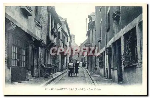 Cartes postales Dol de Bretagne Rue Ceinte