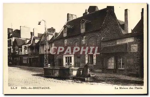 Cartes postales Dol de Bretagne La Maison des Plaids