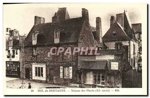 Cartes postales Dol de Bretagne Maison des Plaids