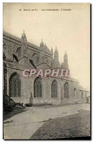 Cartes postales Dol La Cathedrale L Abside