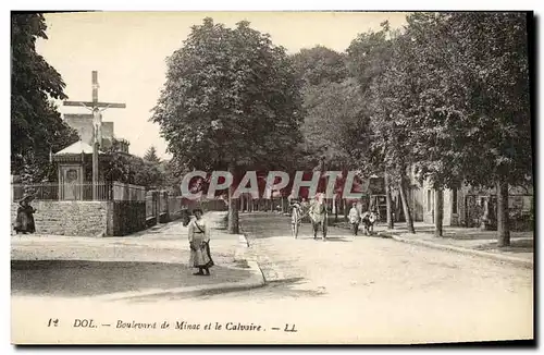 Cartes postales Dol Boulevard de Minac et le Calvaire