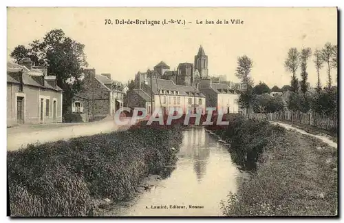 Cartes postales Dol de Bretagne Le Bas de la Ville