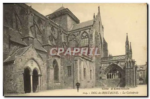 Cartes postales Dol de Bretagne La Cathedrale