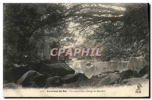 Ansichtskarte AK Environs de Dol de Bretagne Les Merveilleux Etangs de Beaufort