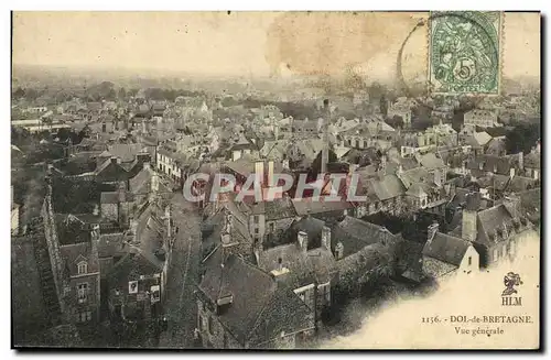 Cartes postales Dol de Bretagne Vue Generale