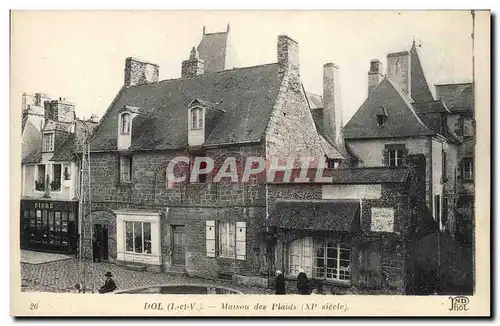 Cartes postales Dol Maison des Plaids