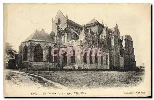 Cartes postales Dol La Cathedrale Cote Nord