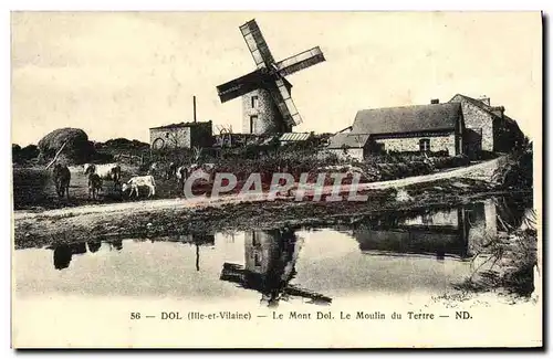 Cartes postales Dol La Mont Dol le Moulin Vaches