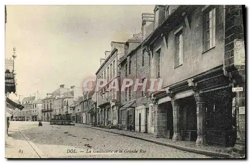 Cartes postales Dol La Guillotiere et la Grande Rue