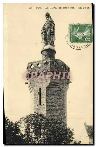 Cartes postales Dol La Vierge du Mont Dol