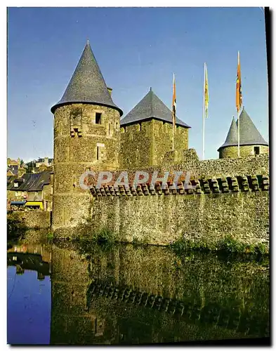 Cartes postales moderne Fougeres Entree du Chateau et Etang de la Couarde