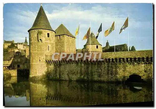 Cartes postales moderne Fougeres Entree du Chateau et Etamg de la Couarde