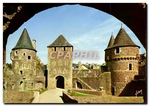 Cartes postales moderne Couleurs et Lumiere de France Fougeres Chateau Tours Guemadeuc La Haye Saint Hilaire et du Halla