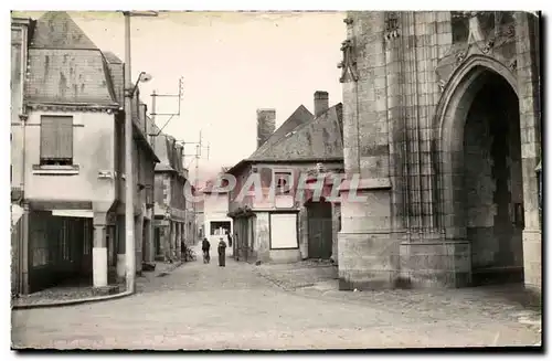 Cartes postales moderne La Guerche de Bretagne Rue de Cheval Blanc Les Vieux Porches