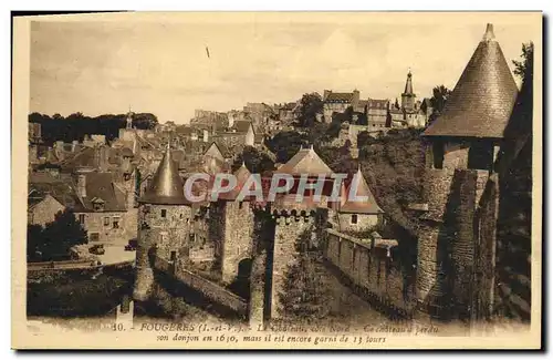 Cartes postales Fougeres Le Chateau Cote Nord