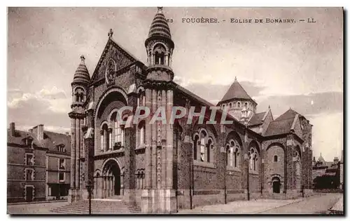 Cartes postales Fougeres Eglise de Bonabry