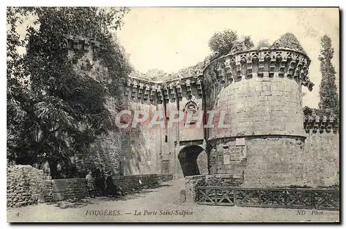 Cartes postales Fougeres La Porte Saint Sulpice