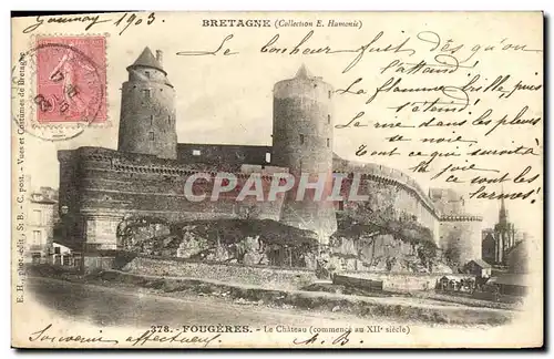 Cartes postales Fougeres Le Chateau