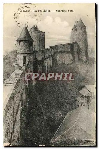 Cartes postales Chateau de Fougeres Courtine Nord