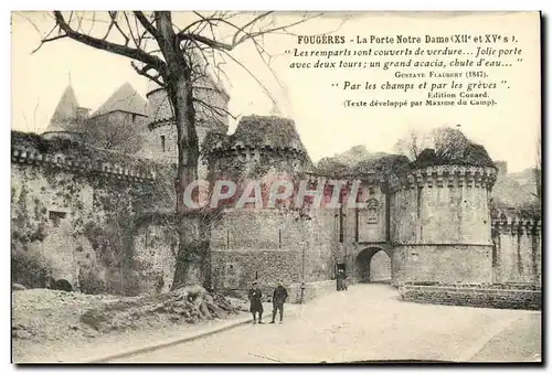 Cartes postales Fougeres La Porte Notre Dame