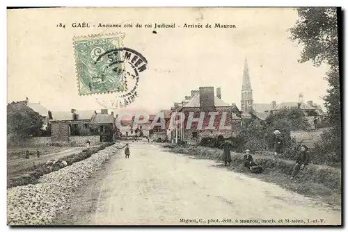 Cartes postales Gael Ancienne Cite du Roi Judicael Arrivee de Mauron