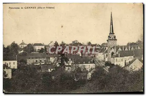 Cartes postales Panorama de Gennes