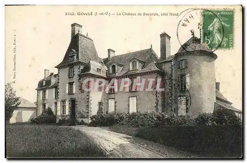 Ansichtskarte AK Geveze Le Chateau de Beauvais cote Nord