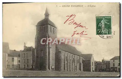 Cartes postales Grand Fougeray L Eglise