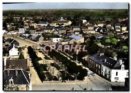 Moderne Karte La Guerche de Bretagne La Rue de Nantes et le jardin des Plantes