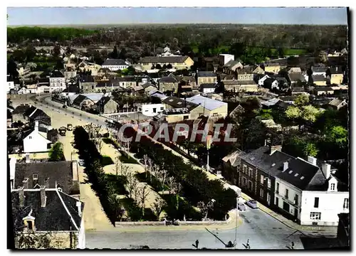 Cartes postales moderne La Guerche de Bretagne La Rue de Nantes et le jardin des plantes