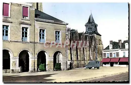 Cartes postales moderne La Guerche de Bretagne Place de la Mairie