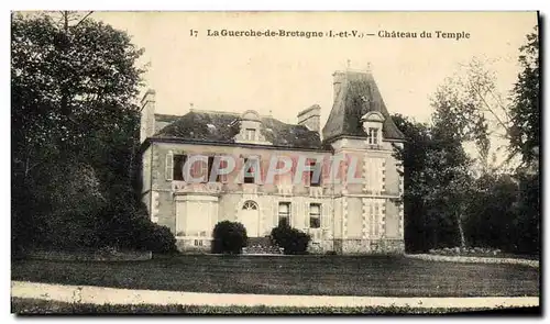 Cartes postales La Guerche de Bretagne Chateau du Temple